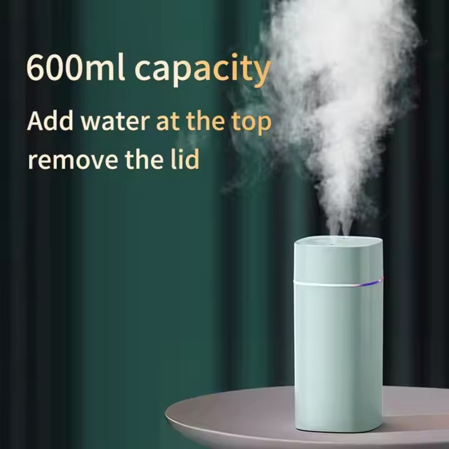 Cool Mist Air Humidifier Aroma Aromatherapy Essential Oil Diffuser - 600Ml