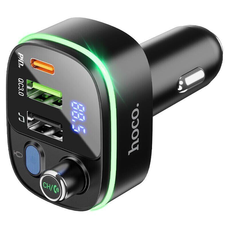 HOCO E62 Fast Car Charger (PD20W+QC3.0 BT FM transmitter)