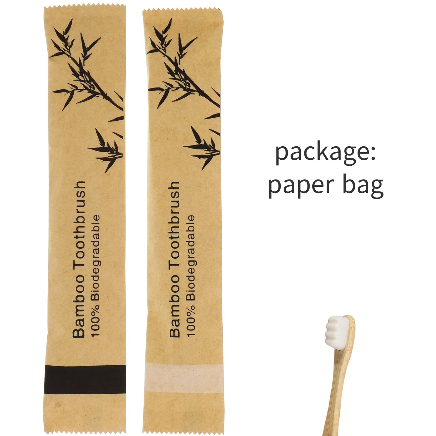 Ultra Fine Soft Bamboo Handle Toothbrush