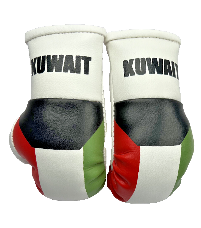 Kuwait Kuwaiti Flag Mini Boxing Gloves Travel Souvenir Gifts