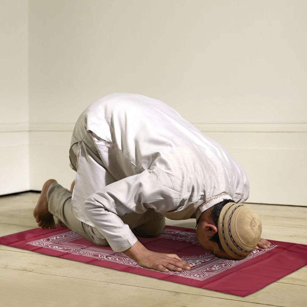 Travel Prayer Mat with Compass with Qibla finder