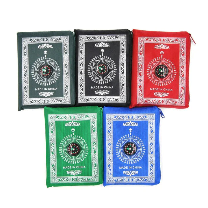 Travel Prayer Mat with Compass with Qibla finder