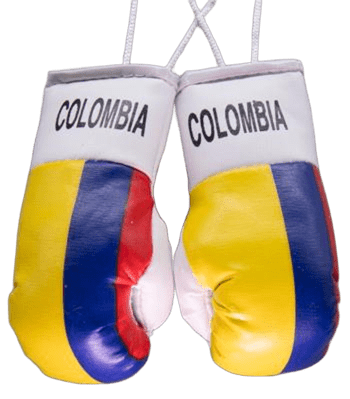 Colombia Colombian Flag Mini Boxing Gloves Travel Souvenir Gifts