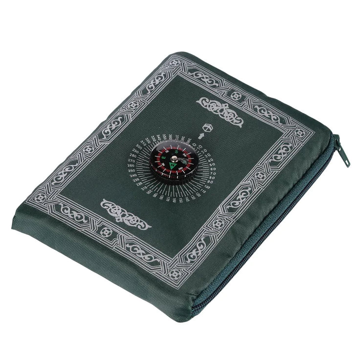 Travel Prayer Mat with Compass with Qibla finder