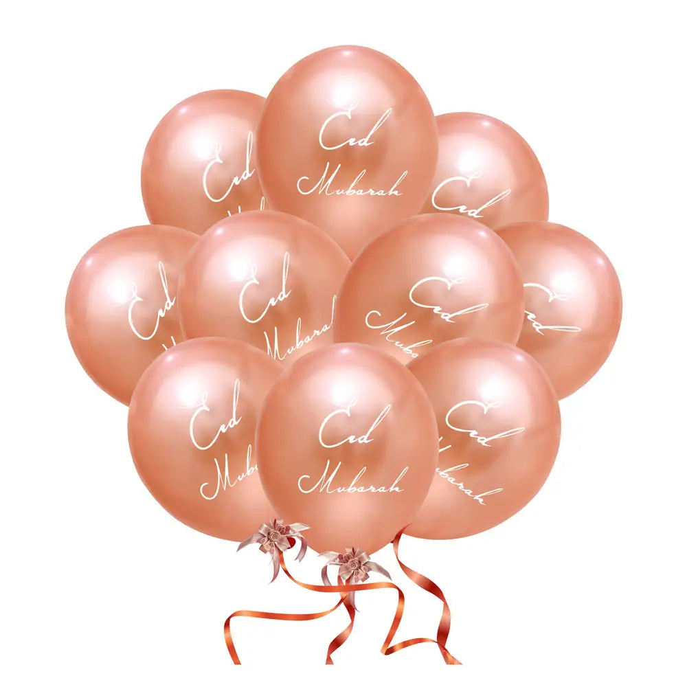 Eid Mubarak Balloons (12 Pack)