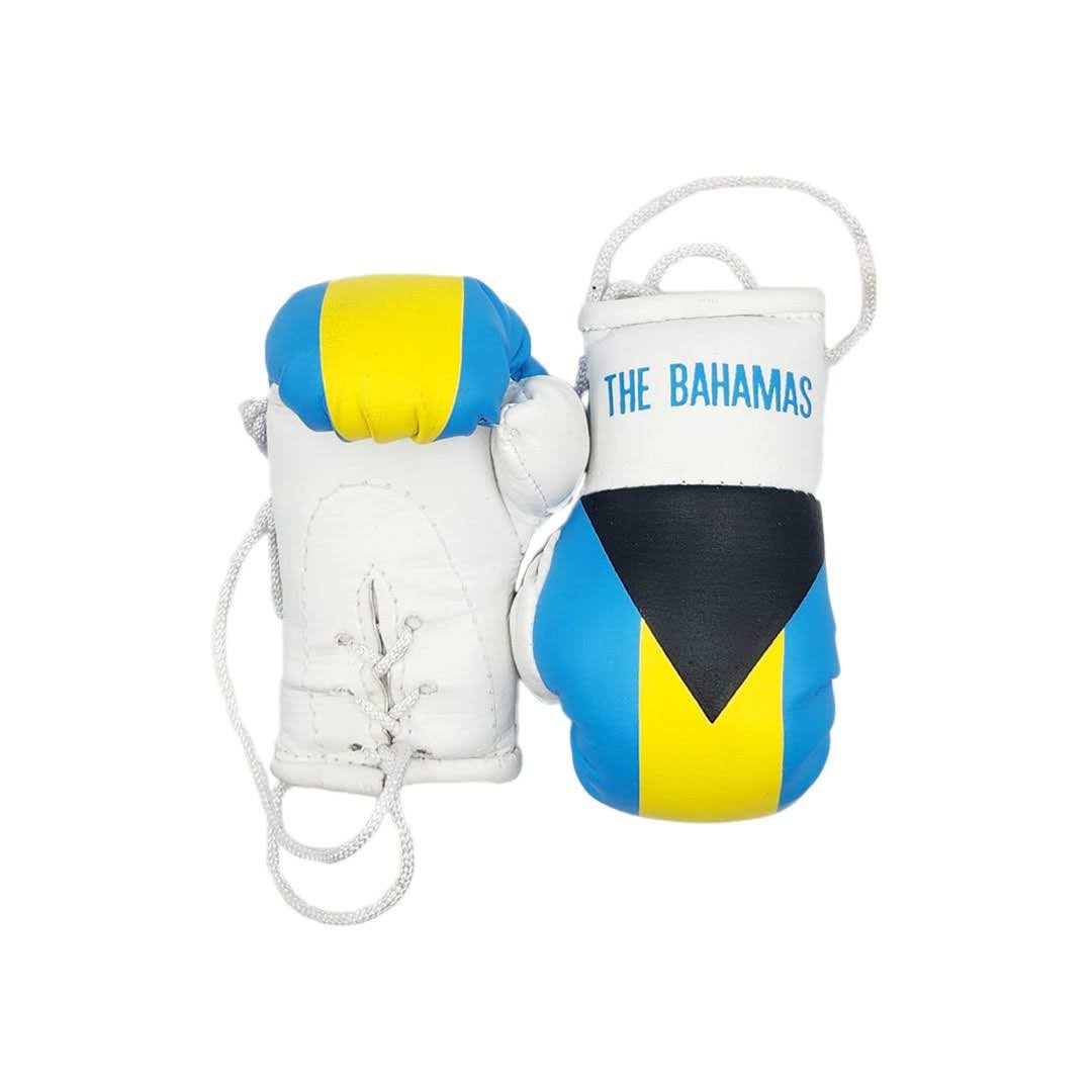 Bahamas Flag Mini Boxing Gloves Travel Souvenir Gifts