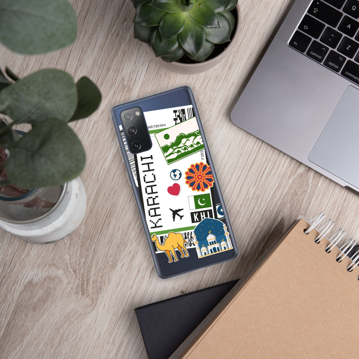Karachi Pakistan Pakistani Flag Samsung Galaxy Case S23 S22 S21 S20 S10 Ultra Plus and Fe
