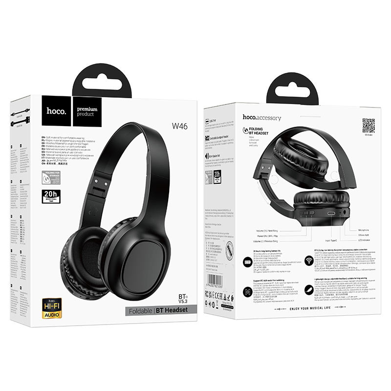 HOCO W46 Charm Headphones Wireless Wired