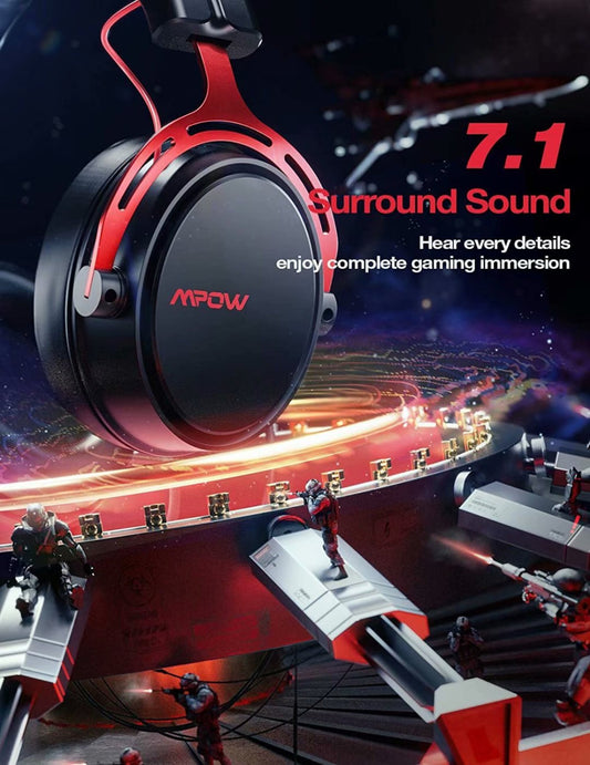 Mpow Gaming Headset Wired Gaming Headset with Noise Canceling Mic