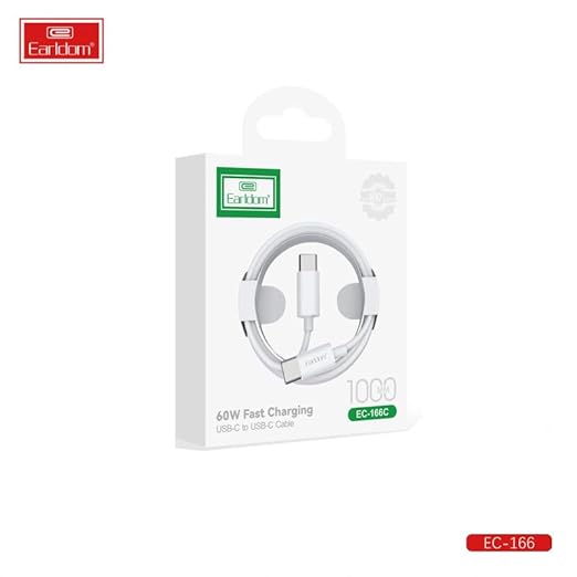 Earldom Fast Charging Cable Type-C to Type-C (60W)