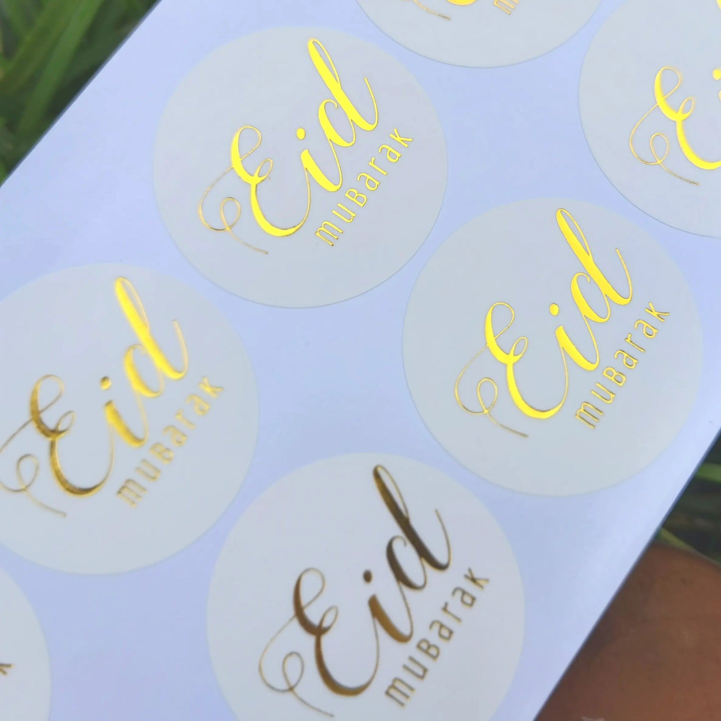 Eid Mubarak stickers (set of 10)