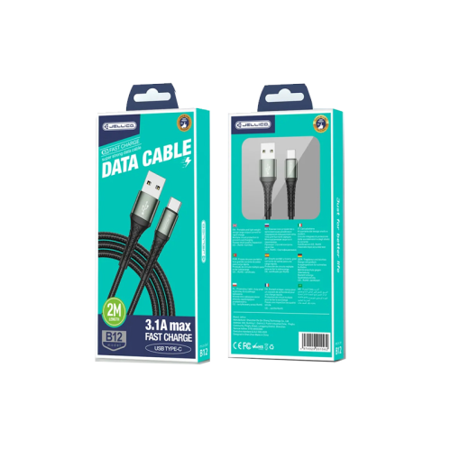 Jellico B12 Fast Charge Cable USB to Type-C (3.1A Max)