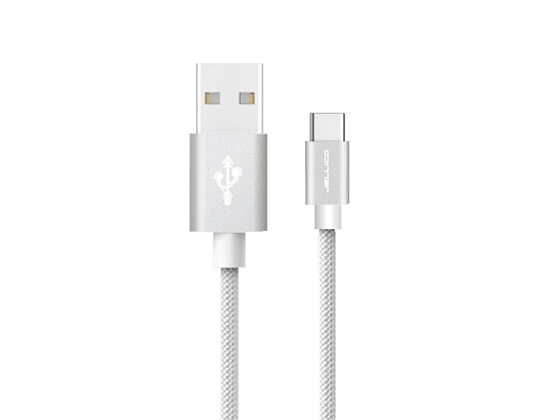 Type-C to USB braided 3.1A fast charging cable 1 Meter long