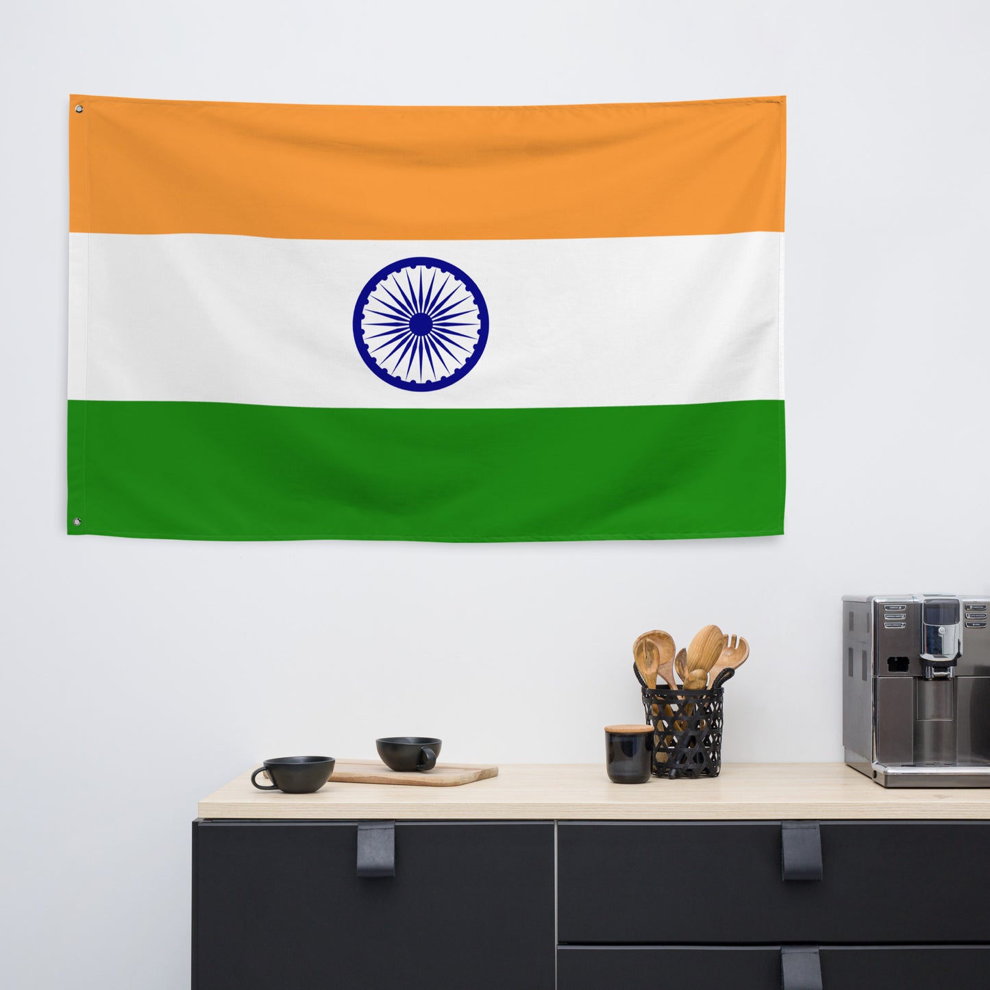 India Indian Flag Wall Decor Art Banner Travel Souvenir Gift Idea