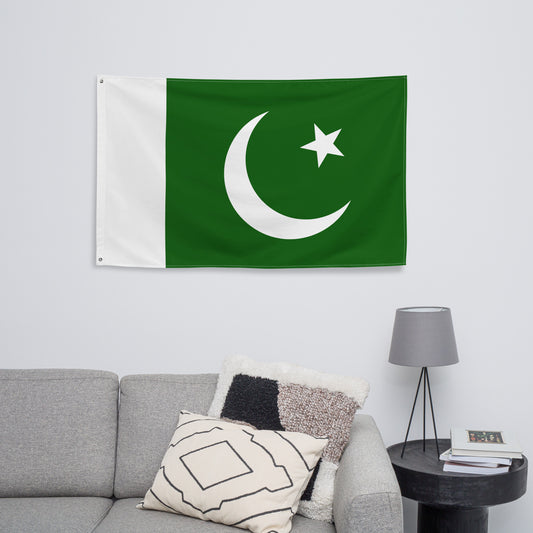 Pakistan Pakistani Flag Banner Wall Art Decor Banners